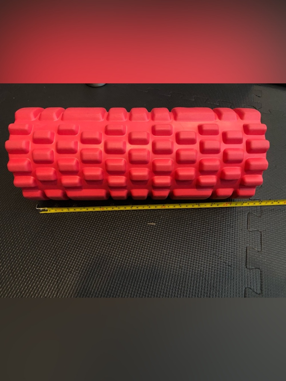 Master of Muscle Pink Red Foam Roller